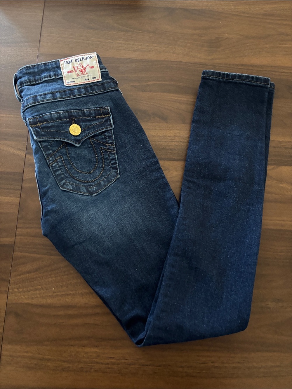 True Religion Women's  low rise Skinny Jeans